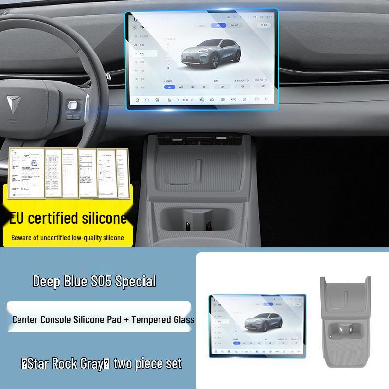 Pad Organizador de Silicona Antideslizante para Consola Central Changan Deepal S07