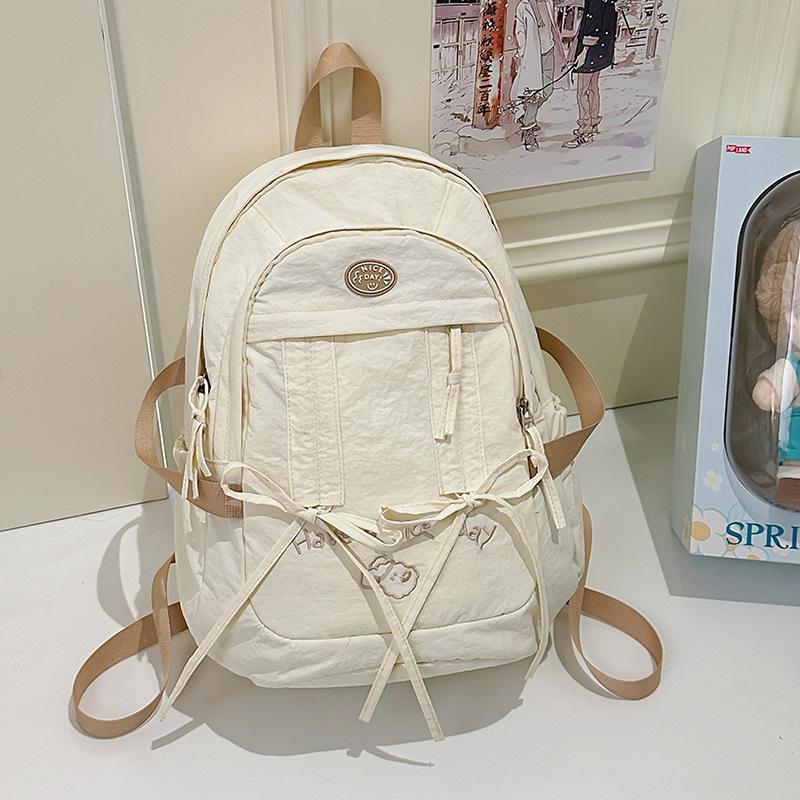 

Japanese Cute Sweet Shoulder Bag Bow High School Students Face Value Mori Small Fresh Travel Backpack Backpack. .