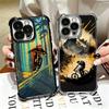 Mountain Bike Bicycle Soft Phone Case For iPhone 15 16 17 Air 14 Pro Max 16E Plus 13 12 Mini Plating Anti-Fall Fundas