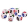 10 Stück 16mm Acryl Poker Spielkarten Spiel Würfel Freunde Party Brettspiel Würfel
