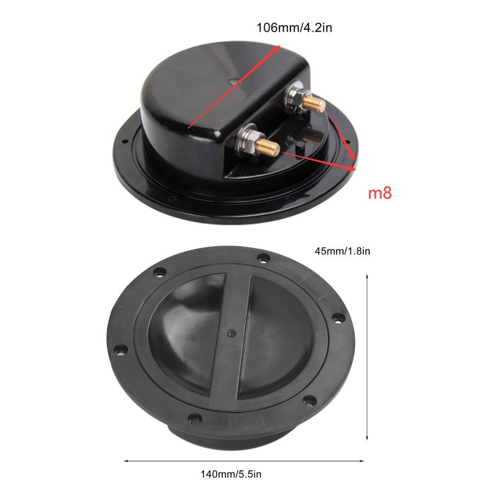 Rotating Lid Waterproof Sealed Junction Box 5.5 Inch Boat Deck Plates Fishing Boat