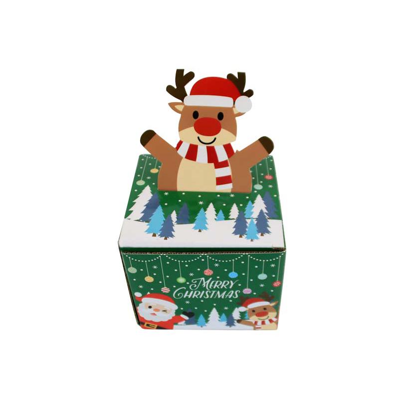 1PC Festive Layered Candy Box with Wrapping Paper Paper  Box 13.5x13x11cm