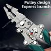 Multifunctional Wire Stripping Pliers Foldable Design Suitable for Electrical Water Pipe Crimping Cutting Twisting Metal Tools