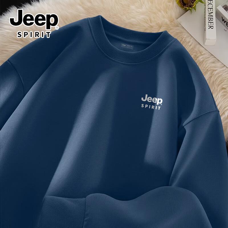 Мужской свитшот JEEP SPIRIT из плотного материала с принтом логотипа 4XL