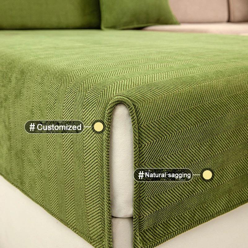 Chenille Textures Sofa Cover Universal Non-Slip Cheap Waterproof Sofa Cushion Towel Sofa Protective Mats For Living Room Home