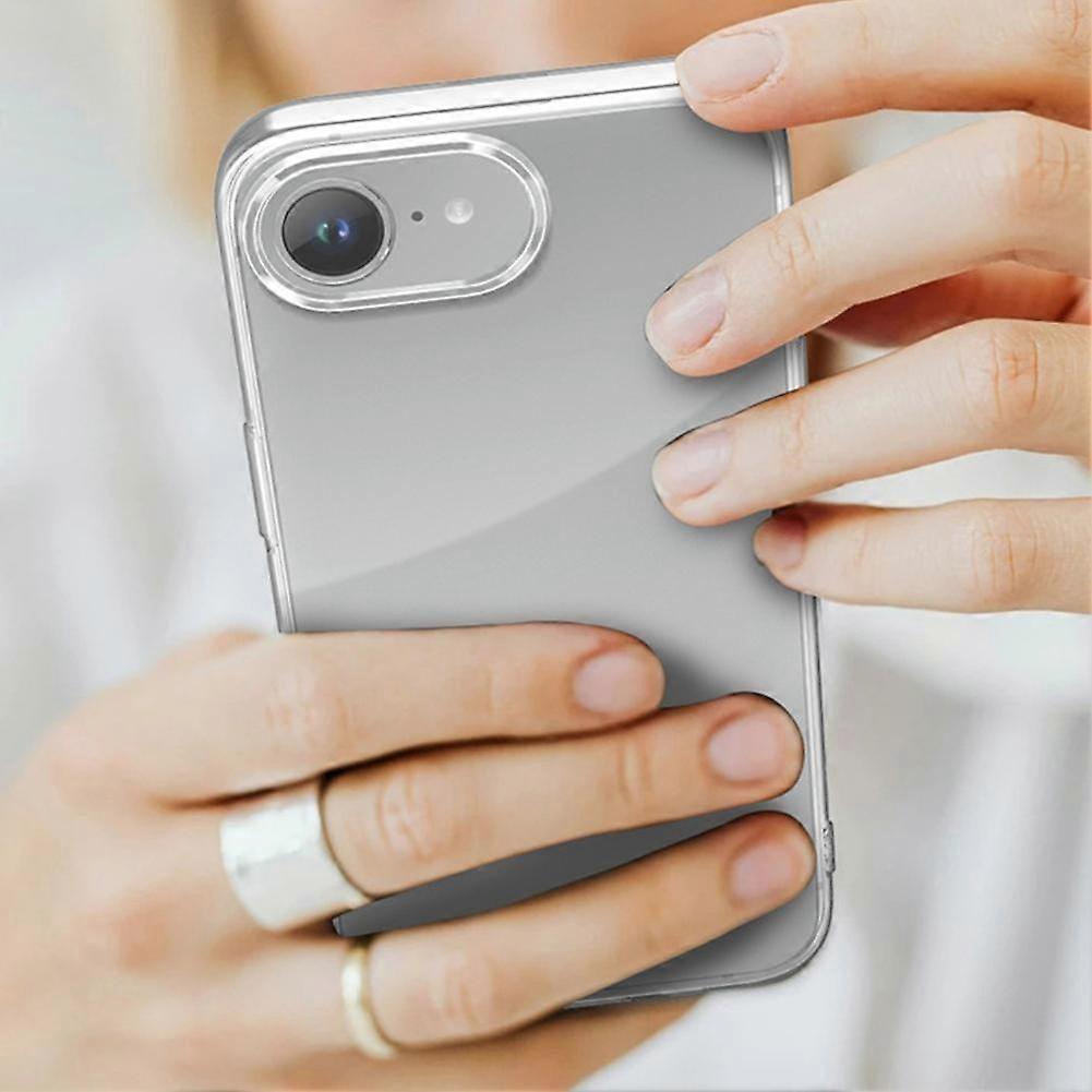 Für iPhone SE4 Transparentes TPU-Handyhülle mit großem Loch Apple Ultra-Dünn Hohe Transparenz Weiche Schale