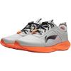 Li Ning Kids Comfortable Versatile Durable Rebound Breathable Low-Top Running Shoes Unisex Sneaker Gray Orange YKFU052-5