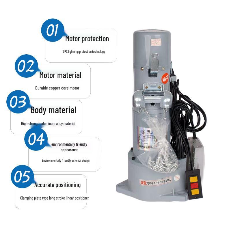 Universal Silent 800kg Roller Shutter Door Motor for Home or Shop