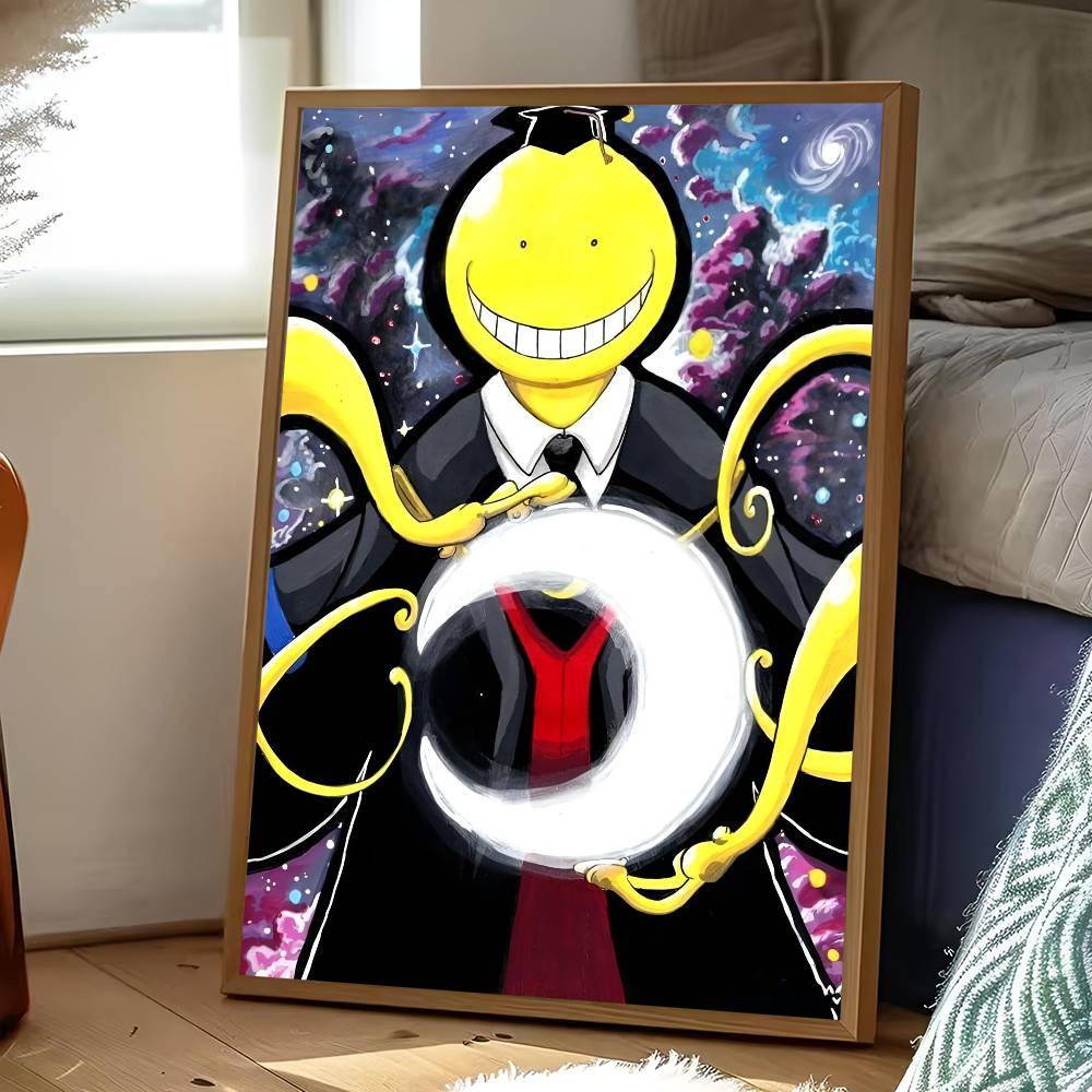 A-Assassination Classroom Poster Sticker Print Waterproof Wall Art For Living Room Bedroom Home Decor