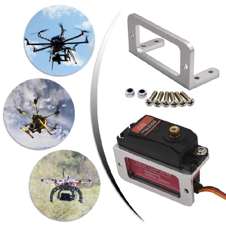 Aluminum Servo Mount Holder for S3003  Bracket Offers Easy Installation and Corrosion Resistance