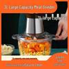 Large Capacity Meat Grinder with Dual Speed, Vegetable Chopper & Garlic Mincer – Easy To Operate & Clean, Free Shipping