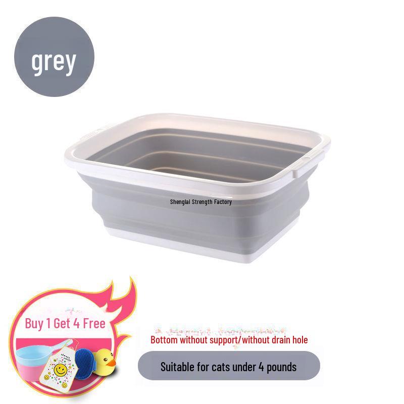 Foldable Pet Bath Tub for Small Dogs and Cats