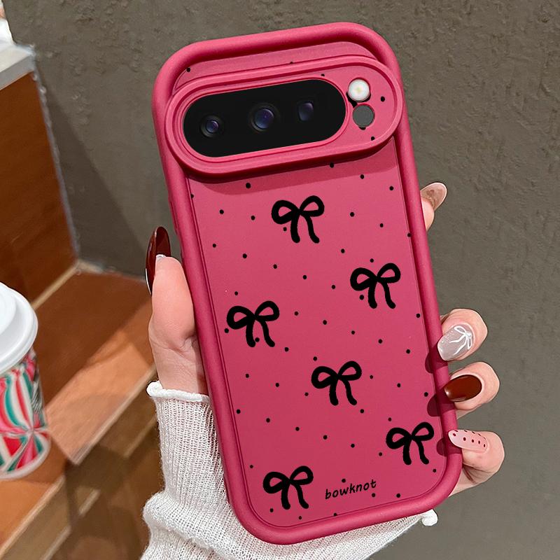 

Для Google Pixel 9 Pro Xl 8 Pro 8a противоударный силиконовый мягкий чехол-бабочка с матовым рисунком против падения Google Pixel8A вино красного