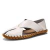 FashionHandmade Summer Men Sandals Casual Classic Men Beach Shoes Outside Male Shoe Comfortable Breathable Mans Footwear Hot Sale 2024