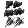 4pcs Plastic Gear Box2pcs Metal Differential Set for WLtoys 144001 1 14 Remote Control Car
