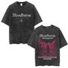 Prané Vintage Hra Bloodborne Strach Stará Krev Tričko Pánské Dámské Ležérní Oversized Tričko Pánské Vysoce Kvalitní Bavlněná Trička