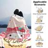 1pc My Melody Strawberry blanket Lightweight Flannel Throw for Sofa Bed Travel Camping Livingroom1196L