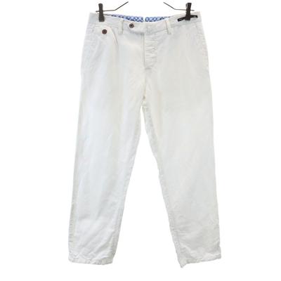Linen Blend Long Pants 46 White MARRAKESH Men's Used