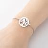2025 Stainless Steel Geometric Tree Pendant Bracelet