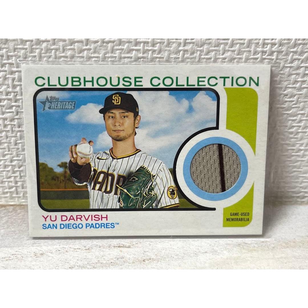 

[Rare] Topps Heritage Actual Used Jersey Card Darvish Yes