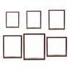 Shadow Box Travel Display Frame Multifunctional Rustic Memory Box Picture Frame for Handicrafts Stubs Medals Cards Photos