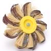 Sisal ing Wheel Manual Electric Drill Sisal Emery Cloth Polishing Wheel 6mm Shaft Mounted