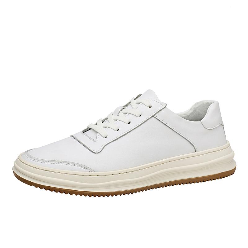 Fashion High End Brand Men's Leather Casual Shoes Breathable Lightweight Sports Oxford Shoes Interviews Commuting Men's Work Shoes