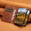 SUTENI Leather Stand Case with Card Slot for Samsung Z Fold 7/6/5