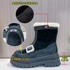 2025 Winter neue Mode Samt Schneestiefel lässige vielseitige mittelhohe Stiefel vielseitige höhenverstärkende Damenstiefel warme Stiefel