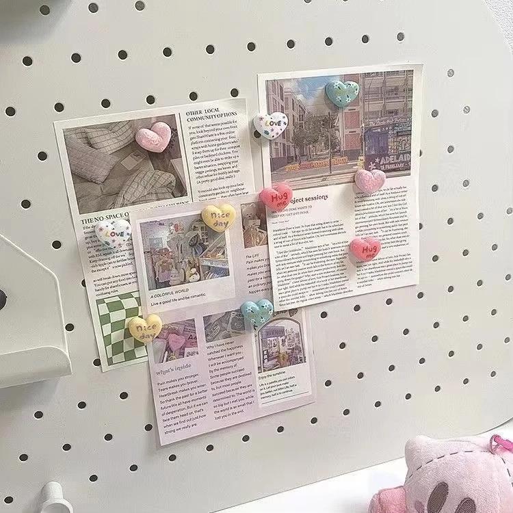 10pcs Korean English Letters Love Refrigerator Sticker Decoration Magnetic Magnet Po Magnetic Sticker Magnet Stone Whiteboard