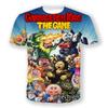 Camisetas Gráficas de Cubo de Basura de Dibujos Animados para Niños Estampado 3D Camisetas de Anime para Niños Moda Hombres Mujeres Manga Corta Cuello Redondo Camiseta Harajuku Y2k Top
