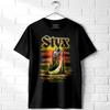 Styx Przewoźnik na promie Grim Reaper Trasa Męski T-shirt Zespół rockowy Album Koncert Merch Top