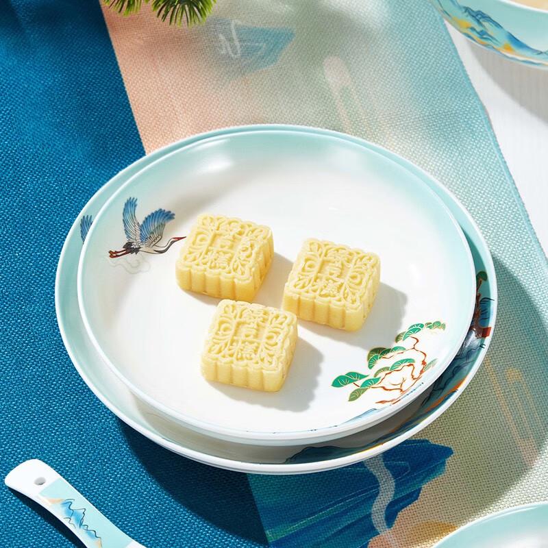 Chinesische Flüsse & Berge 16-teiliges Keramik-Geschirrset