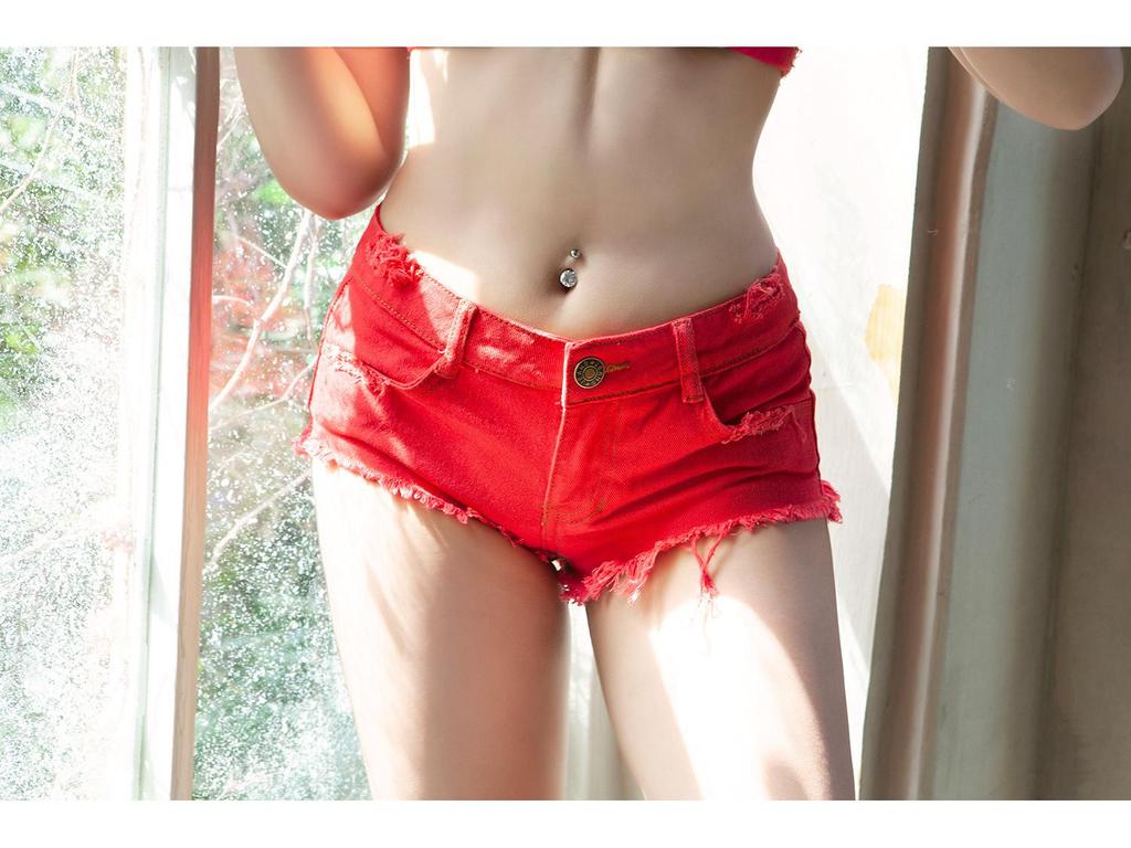 Women's Low-Waist Denim Spicy Hot Pants - Sexy Summer Ultra-Shorts