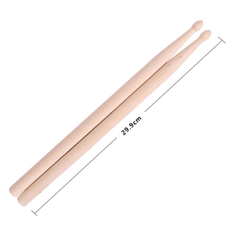 Maple Wood Children's Drum Sticks Anti-slip Drumsticks Music Toy for Jazz 5A Electronic Drum