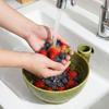 Large Capacity Automatic Fruit Washing Bowl Ceramic Berry Strainer Basket  for Vegetable Fruits