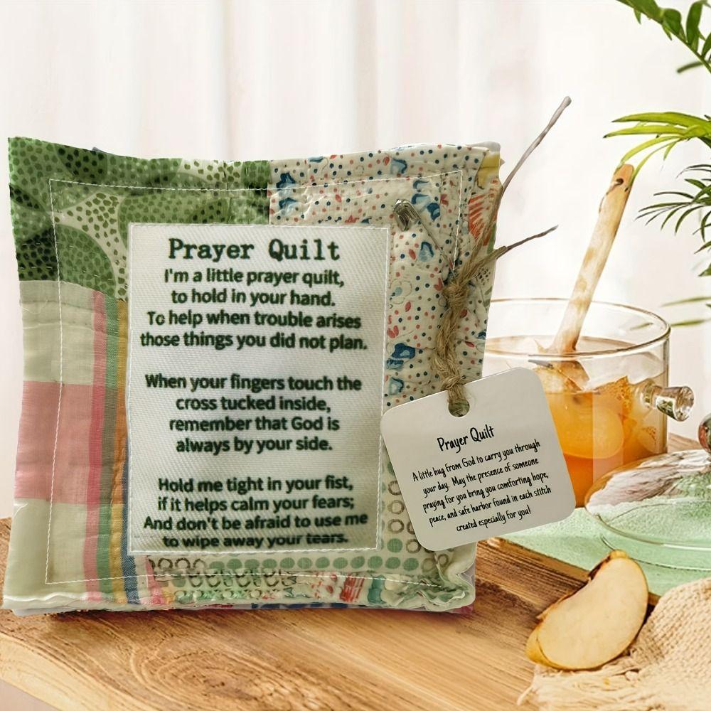 

Винтажное молитвенное одеяло с крестом внутри Креативные символистские поэтические одеяла Праздники Style 06