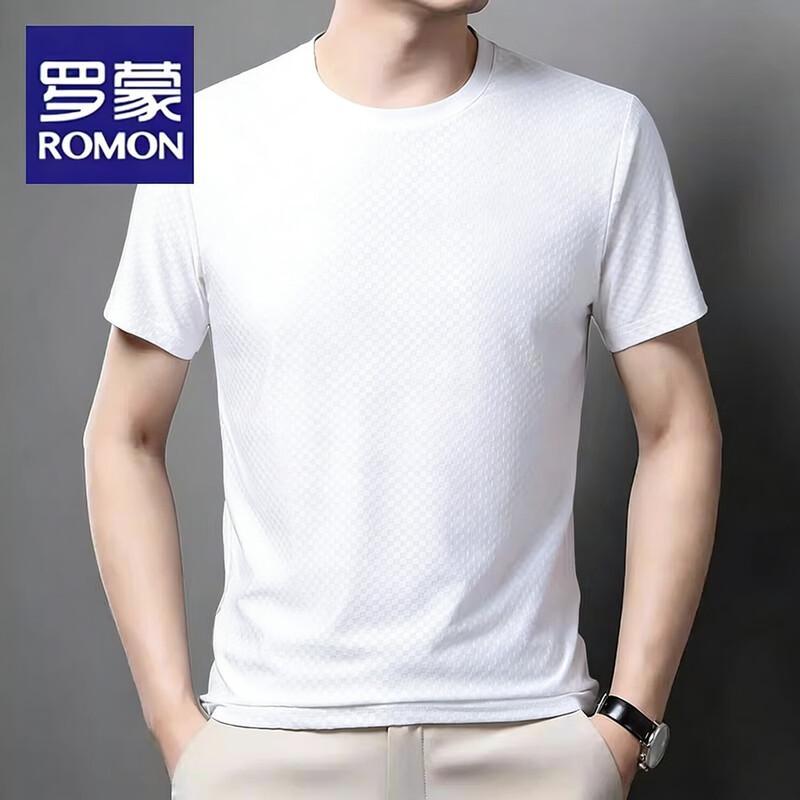 ROMON Men's Ice Silk Quick-Dry Short Sleeve T-Shirt