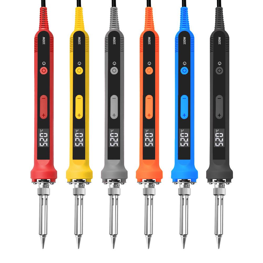 100W Electric Soldering Iron with Digital Temperature Control – Internal Heating & Constant Temperature for Precision Welding and Repair