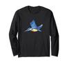 Kingfisher Dancing In the Wind Long Sleeve T-shirt