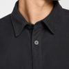 Nike Swoosh Shirts Men's Black Lapel Moderate FB7743-060