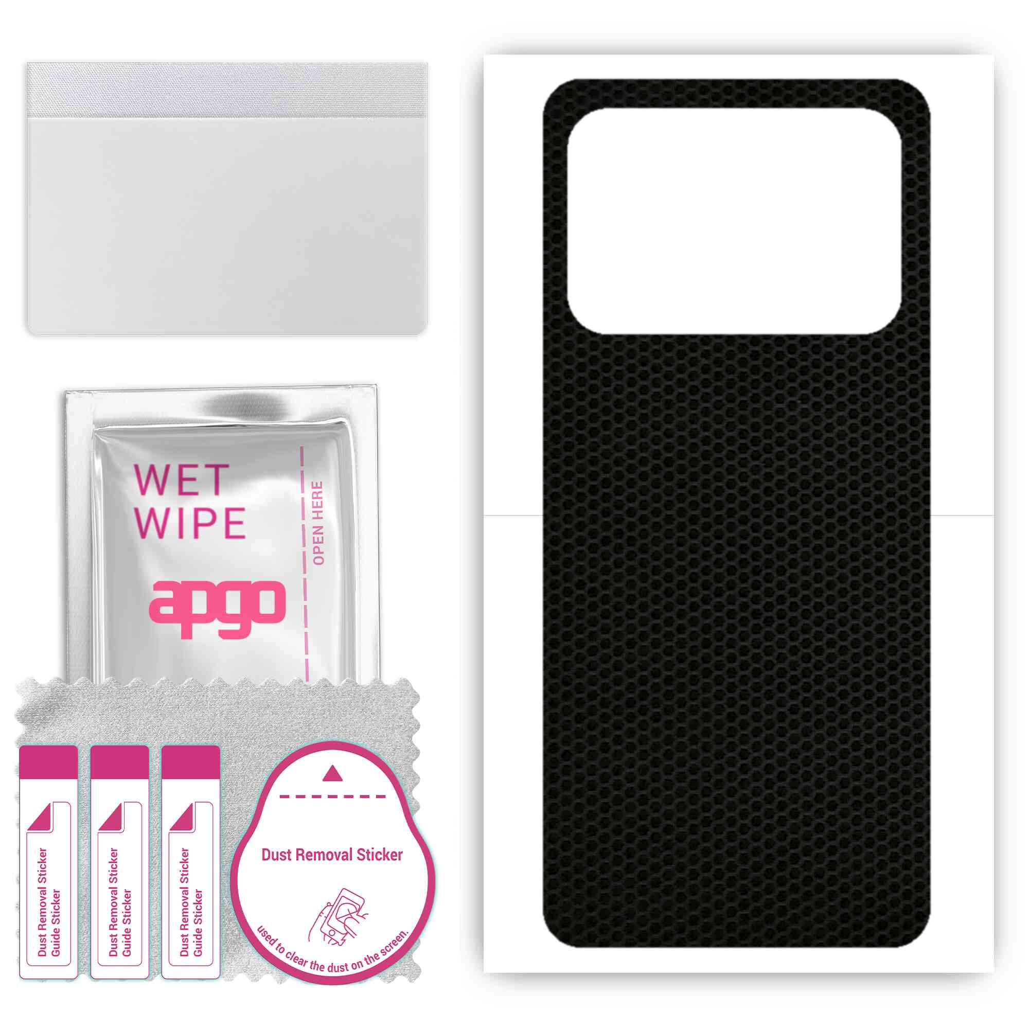 

apgo Protective Skin Sticker for the back compatible with Xiaomi Mi 11 Ultra, Wrap Film, Foil, Vinyl - Pattern Matrix