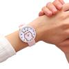 Watch Boys And Girls Simple Junior High School Elementary School Students Cute Soft Girl Jelly Pink Quartz Watch
