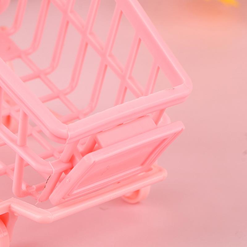 1:12 Dollhouse Miniture Shopping Cart Trolleys For Doll Toys Cake Decoration