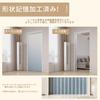 Mizukiori Stylish Folding Room Divider Door Light Energy Floral Print Compact Ideal for Living and Length Width Gradient Blue Curtain, Curtain,