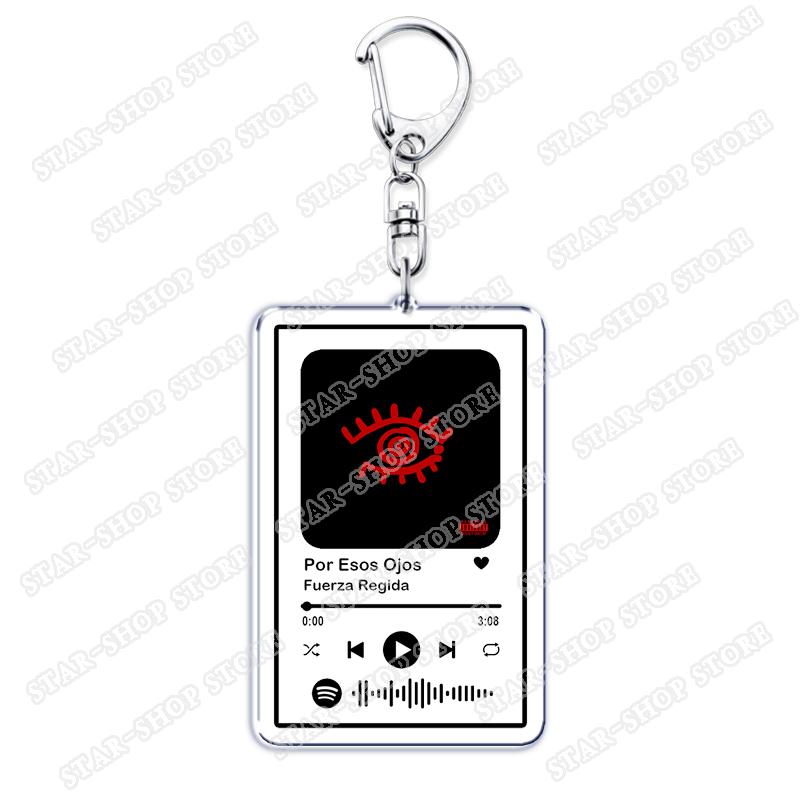

Popular Singer Sombr Keychains for Women Accessories Bag QUE ONDA Tu Boda TÚ NAME Music Code Keying Jewelry Fans Friends Gifts