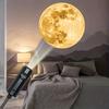Dream Ocean Projection LED Night Light: USB-Powered, 360° Rotating Bedroom Lamp
