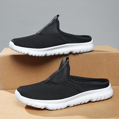 36-46 Pánske/Dámske Papuče Pánske Poltopánky Letné Sieťované Priedušné Pánske Čierne Mueller Topánky