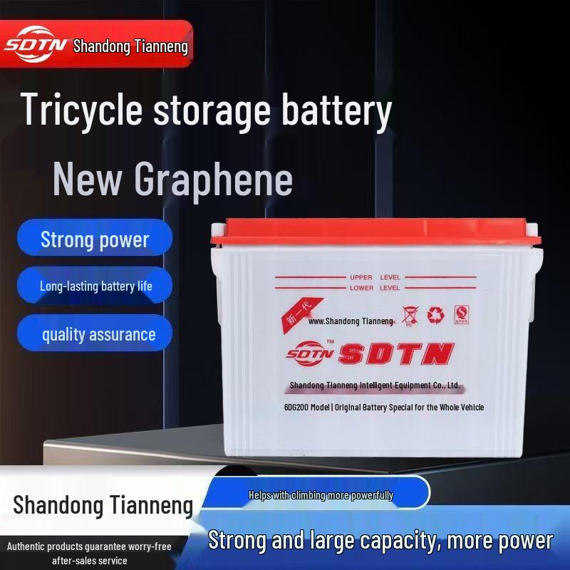 Shandong Tianneng Graphene Hydropower Battery 6DGA200/260/450 Electric Tricycle & Four-Wheel SDTN