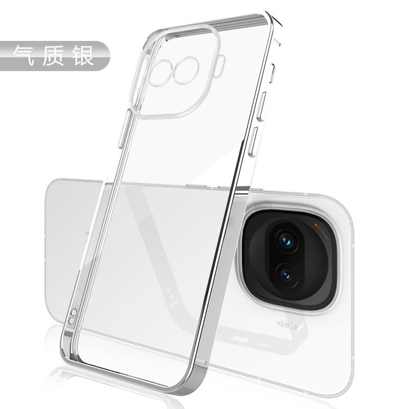 Soft Case for VIVO IQOO Z11 Turbo Plating Frame Shockproof Electroplated Silicone TPU Bumper Phone Back Cover for IQOO Z11 Turbo For iQOO Z11 Turbo